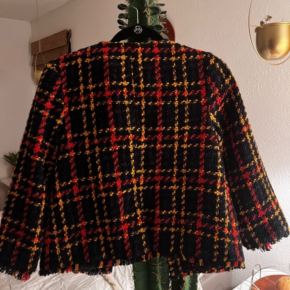 A NEW DAY Tweed Open-Front Blazer | Size XS - Picture 4 of 5